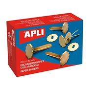 APLI 12286 Boîte de 100 Attaches parisiennes avec oeillets 30mm