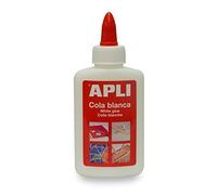 APLI Colle blanche 12849 – applicateur de pointe, sans solvant, non toxique – 100 g