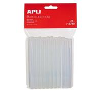 Bâton de colle 7,5 mm x 10 cm pour pistolet à colle - Sachet de 25