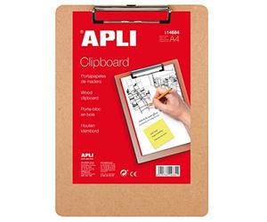 APLI 14684 - Porte-bloc en bois 210 x 297 mm