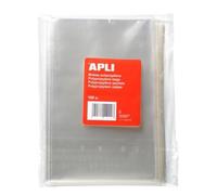 APLI Sacs en polypropylène 14999 - Transparent 120 x 180 mm - Lot de 100