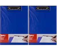 Apli 17205 - Porte-blocs avec rabat bleu A4 (Lot de 2)