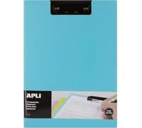 Apli 17206 - Porte-blocs avec rabat Premium Bleu A4
