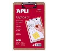 Apli 18213-Clipboard en bois, marron, A5