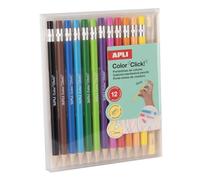APLI 20546 - Porte-mine Color Click avec recharges