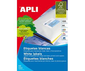 Apli 707654 - Recharges e-12 s120w Encre Bleu- Pack de 2 unités