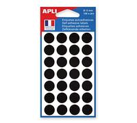 Agipa - Disques Adhesif 15 Mm Noir - Sac De 168 G
