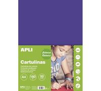 Apli-Agipa Etui Cartoline De Bricolage 180g A4 50f Violet