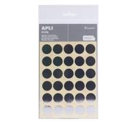 Apli Agipa - Gommettes métallisées Rond Ø20mm Argenté x 90