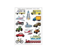 Apli Autocollants À Thème Transport, 45 Étiquettes 1 Unité(S)