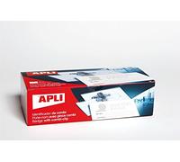 APLI Boite de 25 badges avec pince combi 90 x 56 mm