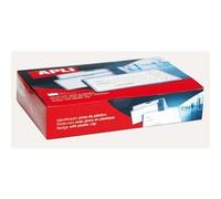 Apli Boite De 25 Badges Avec Pince Plastique 100 X 72 Mm
