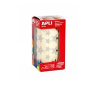 Apli étoiles adhésives enfant - argent