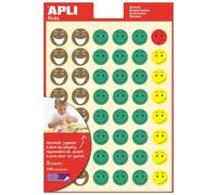 Apli Gommettes Sourires et Expressions (émoticon) x 144