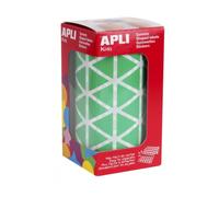 Gommettes Rouleau Triangle 20 Mm Vert X 2 832 - Apli Agipa