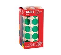 Gommettes Rouleau - Rond Ø 20mm - Vert Métallisé X 1 770 - Apli Agipa