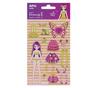 APLI Kids - 17603 - Stickers Dress Up 3D Annie 1 feuille