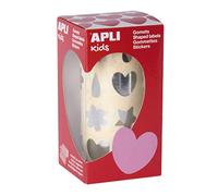 Apli Kids 17615 - Rouleau gommettes formes assorties Argent