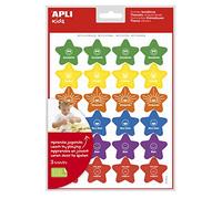 APLI Kids 19223 Lot de 72 autocollants repositionnables avec phrases de motivation pour la conduite des enfants