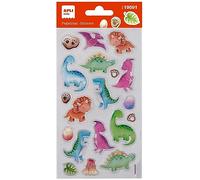 APLI Kids 19591 - Autocollants "Bébés Dinosaures". Contient 1 feuille avec 20 stickers à adhésif permanent. Parfaits pour le scrapbooking, la décoration et les créations DIY.