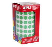 Apli kids 4854 Rouleau de gommettes ronds Ø 10,5 cm Vert
