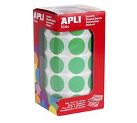 Apli Kids 4862 Rouleau de 1770 gommettes vertes diam 20
