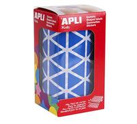 Apli Kids 4868 Rouleau de 2832 gommettes triangles grand bleu. 20 mm