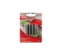 APLI - Pack de 2 - noir - blister - rouleau à encre