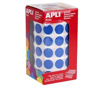 Apli Gommettes rondes adhésives - Bleu