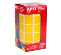 Apli Rouleau de gomets carrés - Jaune