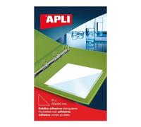Apli Sachet De 6 Pochettes Triangulaires Adhésives 170 X 170 Mm