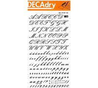Apli SDD204F - Lettres et chiffres transfert noirs - 12 mm - 179 caractères