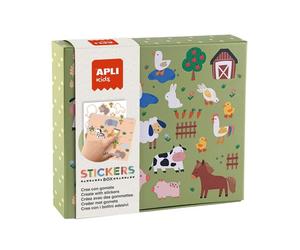 Apli Sticker Box Animaux Et Leur Habitat