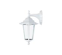 Aplique En Aluminium Et Verre Murale. Ip44 E27 60w Couleur Blanche ø19.5x21x32cm Modèle Zurich Edm
