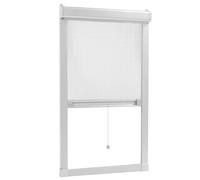 APMOE sur Mesure Moustiquaire Enroulable Fenetre, Coulissante de Haut en Bas Store Moustiquaire Fenetre, sans Perçage Extensible Moustiquaire de Fenêtre, Invisible Mosquito Net(Blanc)