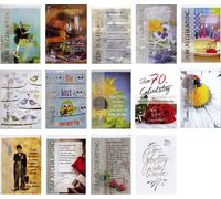 apollo 55-0070 Carte d'anniversaire numéro 70 - enveloppe incluse assortie