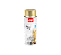 APP Gold Spray | Bombe Dorée | Finition effet d'or lisse | Facile à appliquer sur métal, bois, verre ou plastiques adaptés | Vernis décoratif acrylique à séchage rapide | 400 ml
