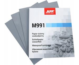 APP M991 Papier abrasif résistant à l'eau 230 x 280mm P2500, 50 feuilles