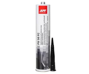 APP PU 50 FC - Colle-mastic carrosserie voiture | Colle polyuréthane flexible pour collage métal-verre | Mastic-colle étanche multi-matériaux | Noir | 310 ml