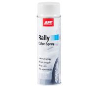 APP Rally Color Spray - Bombe de Peinture Blanche Brillante 500 ml | Peinture acrylique blanc brillante pour toutes les surfaces avec une haute couvrance