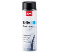 Bombe de peinture - Noir - Mat - Acrylique - Toutes surfaces - APP Rally 500ml