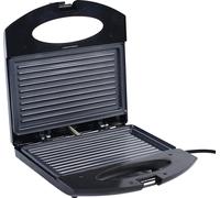 Appareil à griller électrique, chauffage automatique, design compact, noir, 22 cm