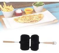 Appareil à panini double face - Gril en acier inoxydable avec poignées amovibles