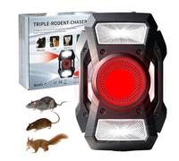 Appareil À Ultrasons Intelligent Anti Fouine Ultrason Souris Et Rats, À Brancher Sur Secteur, Outil Ultra-Puissant Pour Éliminer Les Rats, Technologie De Répulsion Double, Ultrasons À 360° Sans Angle