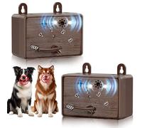 Appareil anti-aboiement à ultrasons pour chiens, appareil de contrôle des aboiements alimenté par piles pour intérieur et extérieur, outil de dressage humain pour arrêter les aboiements, la