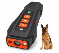 Appareil anti-aboiement pour chiens à ultrasons, avec 3 fréquences et équipé d'une lampe de poche