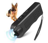 Appareil anti-aboiement ultrasonique pour chien Contrôle des aboiements Sonic Stop étanche Mini dissuasif extérieur rechargeable avec outil de contrôle des aboiements 3 en 1 Niveaux de fréquence