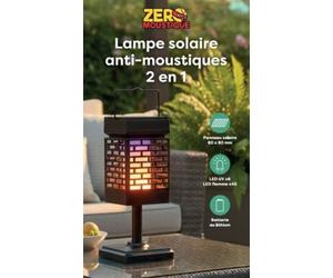 Appareil anti moustique ZEROMOUSTIQUE solaire anti-moustique
