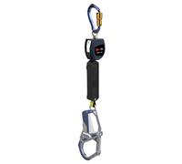 Appareil antichute 3M DBI-SALA Nano-Lok, longueur : 2,1 m, boîtier en plastique, mousqueton Twistlock en aluminium sur le boîtier largeur d'ouverture 19 mm, crochet d'échafaudage Comfort Grip en acier