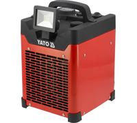 Appareil de chauffage, aérotherme, chauffage à air pulsé 3300W 3 vitesses avec thermostat et spot LED
